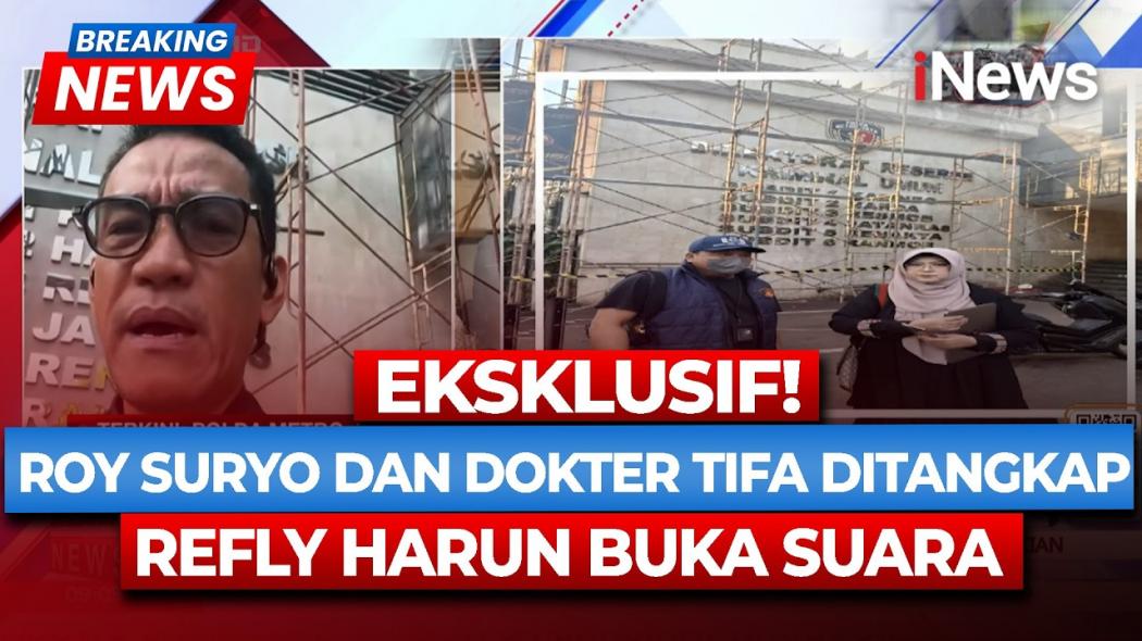 Refly Harun Protes Keras Atas Penangkapan Roy Suryo dan Dokter Tifa