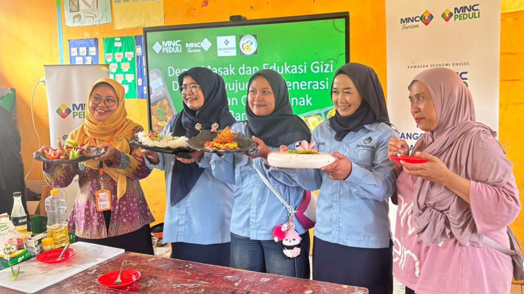 MNC Peduli bersama MNC Tourism Gelar Demo Masak dan Edukasi Gizi untuk Warga Kampung Cibilik