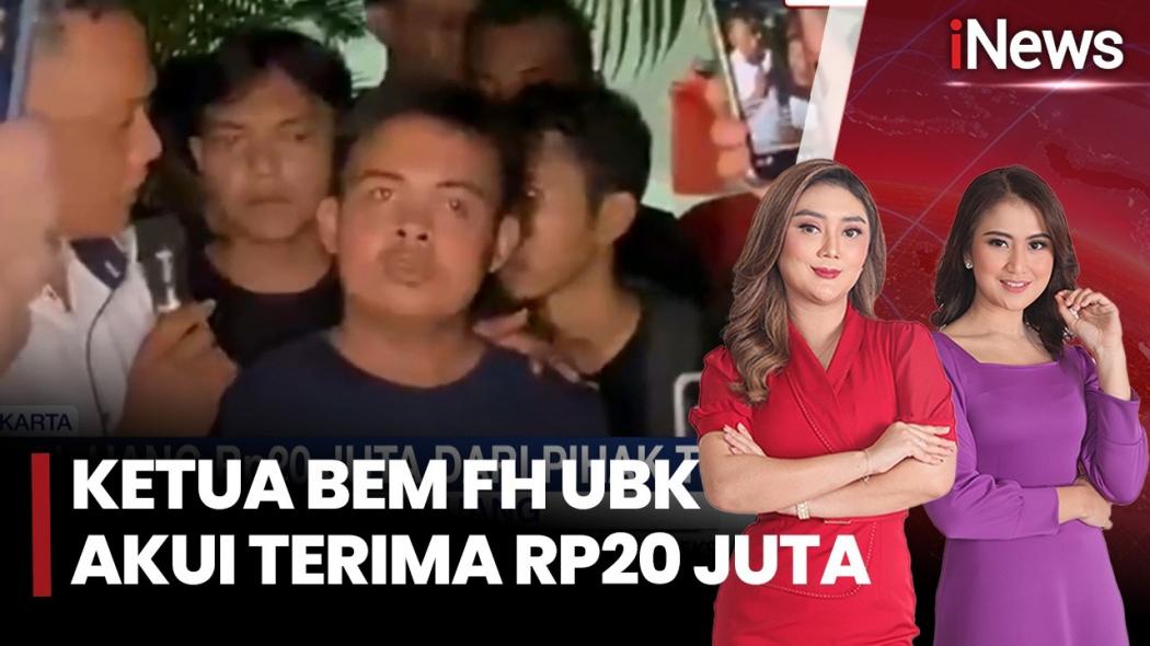 UBK Ungkap Ketua BEM FH Terima Rp20 Juta, Diserahkan Lewat Oknum Polisi