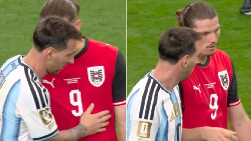 Lionel Messi Tertangkap Kamera Ngobrol Serius dengan Bintang Austria, Bahas Apa?