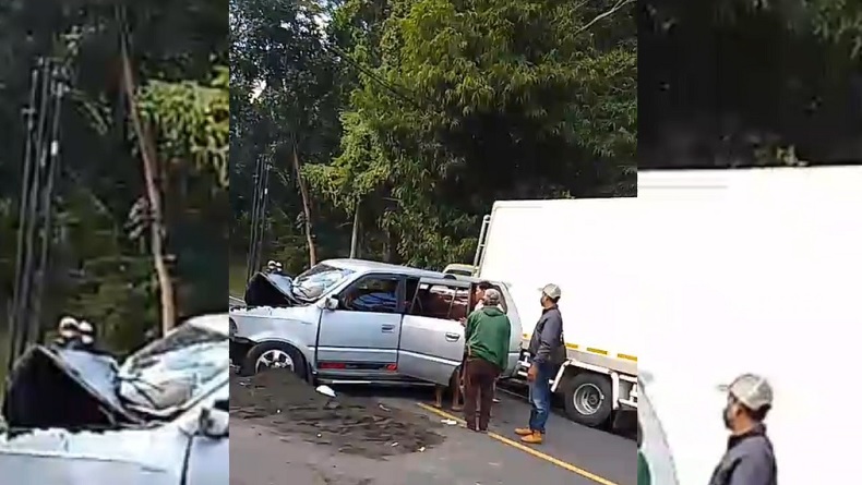 Kecelakaan Beruntun di Pangandaran, Mobil Kijang Serempet 2 Motor lalu Tabrak Truk