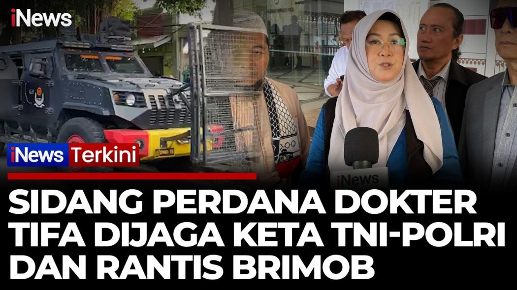 Sidang Perdana Dokter Tifa Digelar, Pengamanan di Pengadilan Negeri Jakarta Timur Diperketat