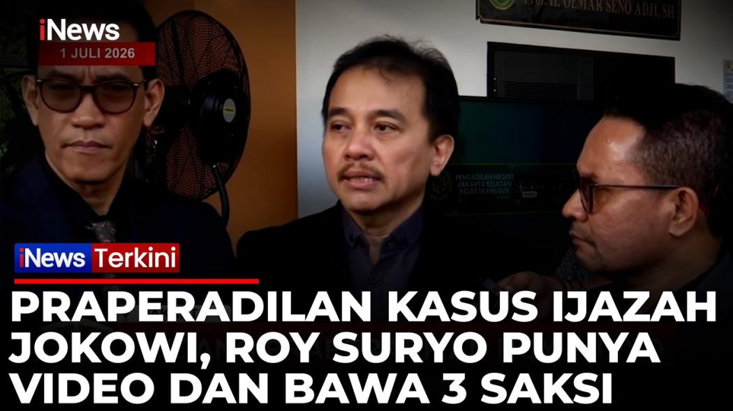 Video Detik-Detik Penangkapan Roy Suryo Diputar di Sidang Praperadilan