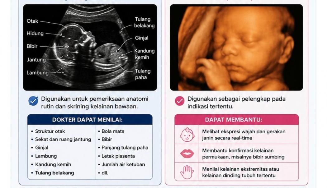 Sering Dianggap Ketinggalan, USG 2D Ternyata Lebih Akurat Deteksi Kelainan Janin