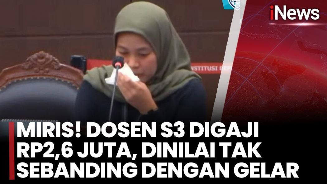 Lulusan Doktor Australia Curhat Gaji Pokok Dosen Unair Cuma Rp2,6 Juta Terungkap di Sidang MK