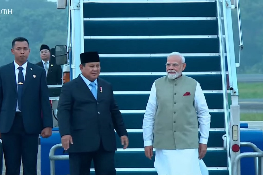 Presiden Prabowo Sambut PM India Narendra Modi di Lanud Halim Perdanakusuma