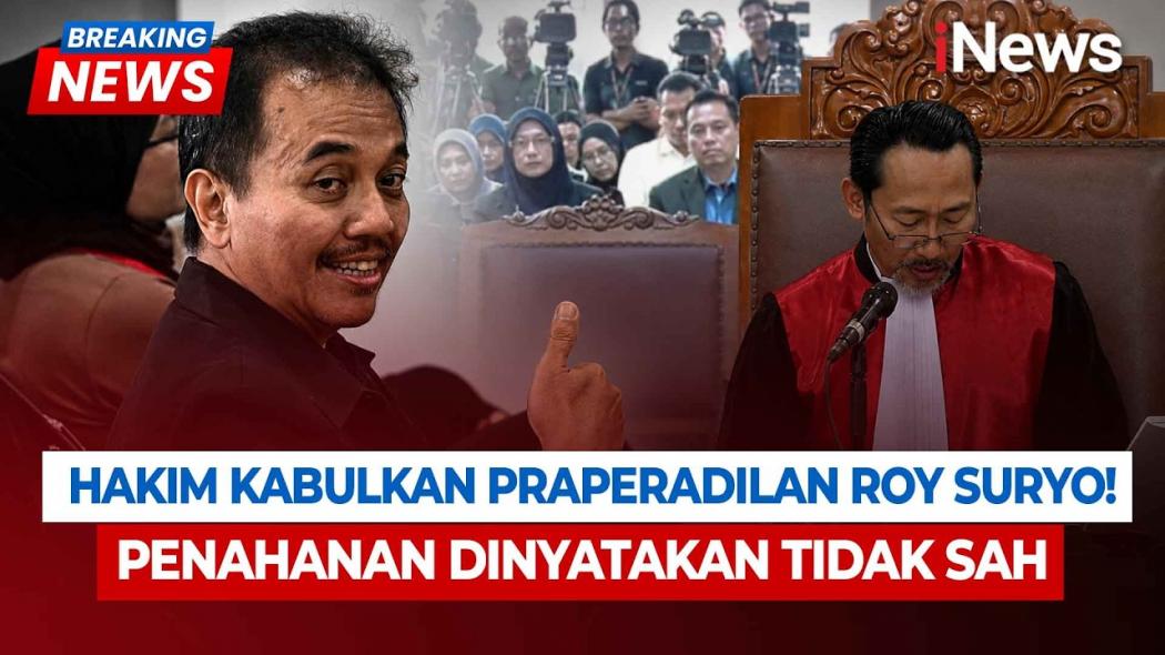 Hakim PN Jakarta Selatan Kabulkan Sebagian Gugatan Praperadilan Roy Suryo