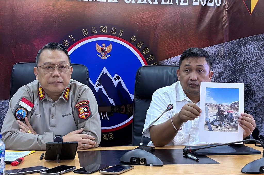 Satgas Damai Cartenz Tetapkan 7 Tersangka Pembakaran Pesawat AMA dan Pembunuhan Pilot AS di Yahukimo