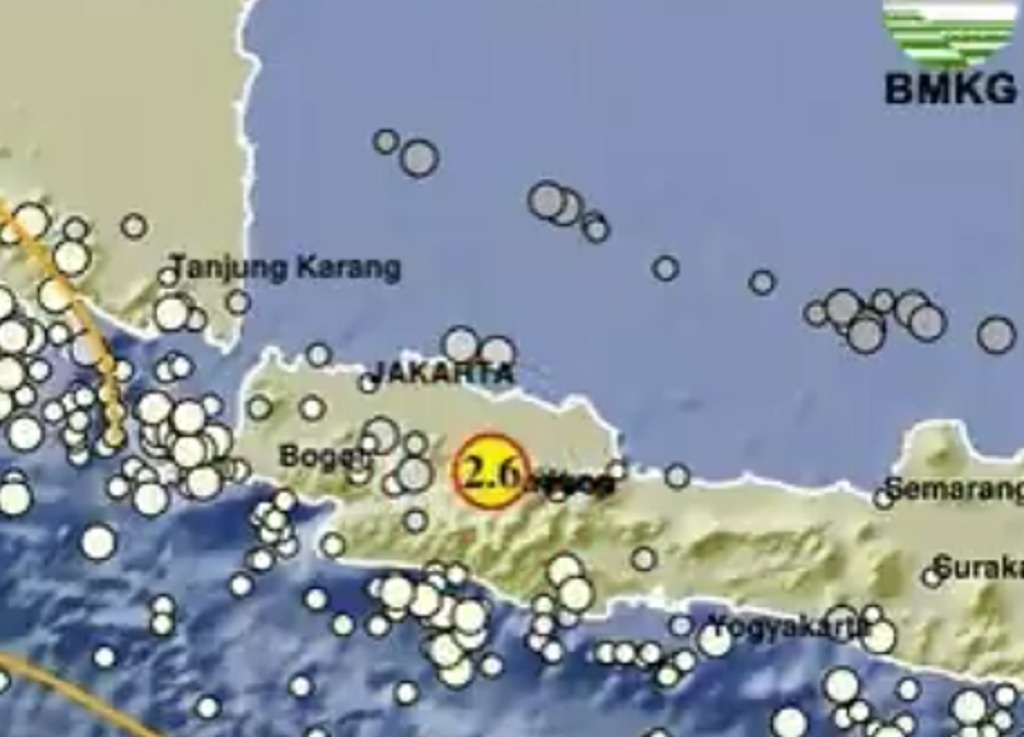 Gempa Hari Ini Guncang Cimahi Berpusat di Darat, Cek Magnitudonya!