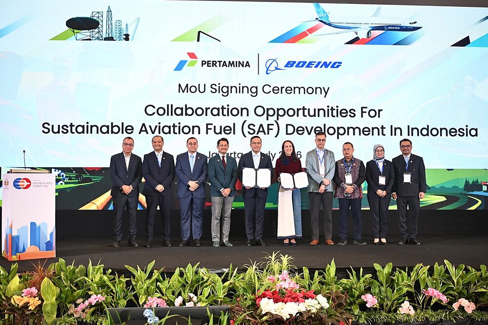 Pertamina dan Boeing Jajaki Peluang Pengembangan Ekosistem SAF Indonesia