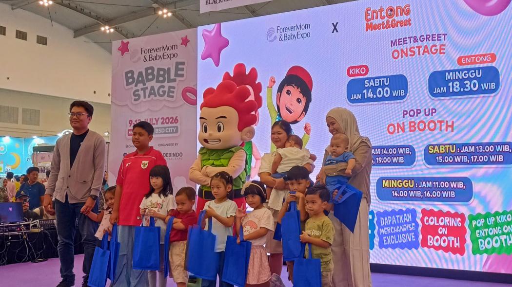 Momen Seru Meet and Greet KIKO di FOMBEX ICE BSD Jakarta