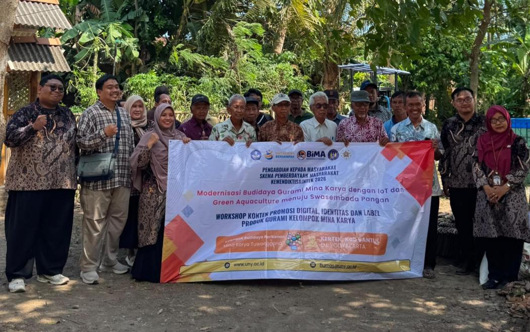 Gandeng UGM dan UNY, Pembudi Daya Gurami di Bantul Kini Pakai Teknologi IoT dan Akuaponik