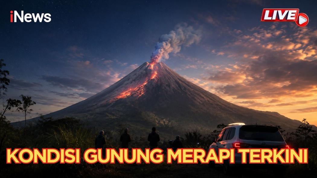 Gunung Merapi Luncurkan Awan Panas 2 Km Mengarah ke Kali Krasak dan Boyong, Warga Diminta Waspada