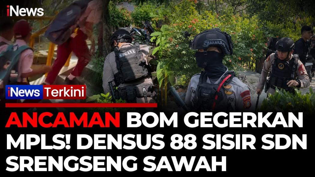 Ancaman Bom Gegerkan SDN Srengseng Sawah, Siswa Dievakuasi Tim Gegana saat Hari Pertama Masuk Sekolah
