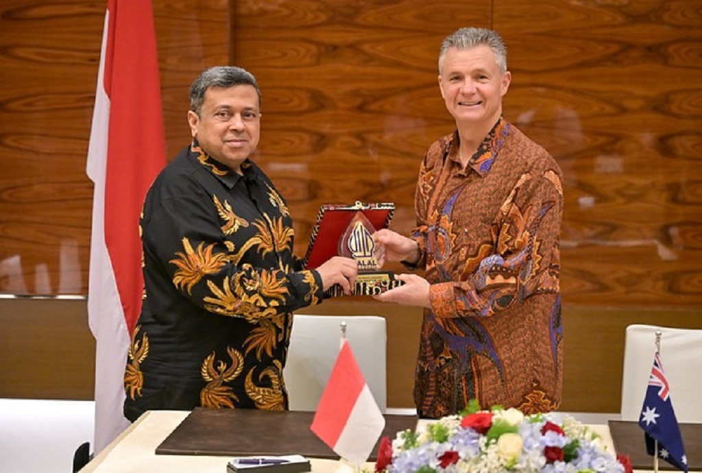 Indonesia-Australia Tanda Tangani Kerja Sama Jaminan Produk Halal