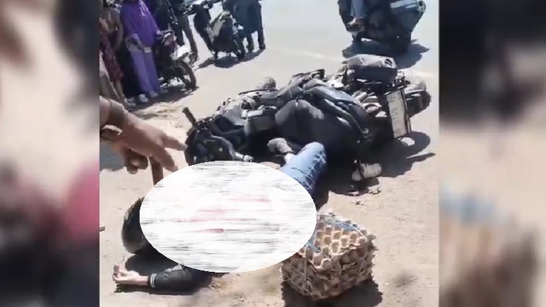 Tragis! Motor Ditabrak Truk di Gowa, Ayah Tewas Anak Patah Tulang