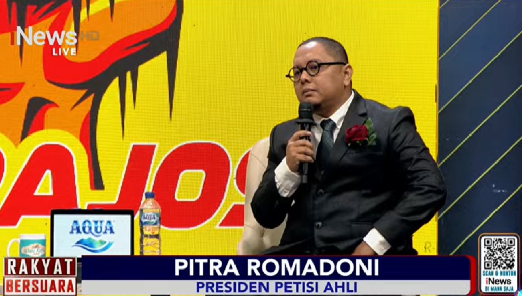 Pitra Romadoni Sentil Febrie Adriansyah: Telah Khianati Prabowo dan Rakyat