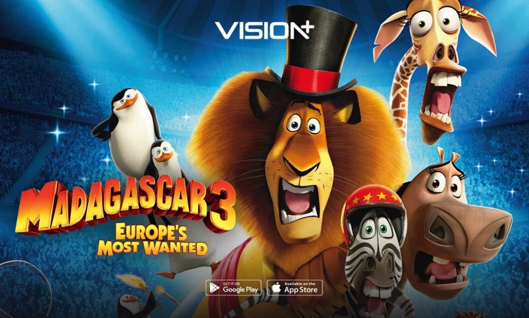 Rekomendasi Film Keluarga, Madagascar 3: Europe's Most Wanted Streaming di VISION+