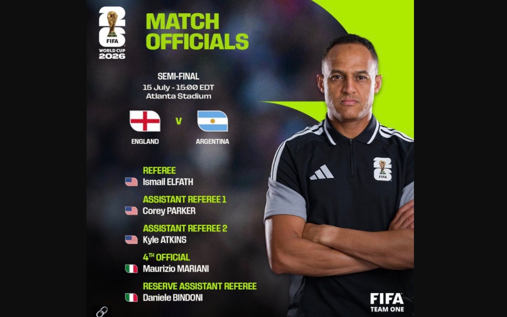 Sosok Ismael Elfath, Wasit Favorit Lionel Messi Pimpin Inggris vs Argentina