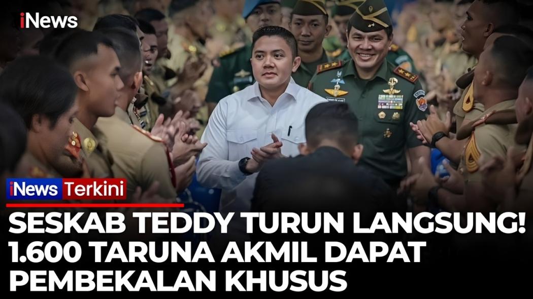 3 Jam Penuh Inspirasi, Seskab Teddy Sampaikan Nilai Kepemimpinan kepada 1.600 Taruna di Akmil Magelang