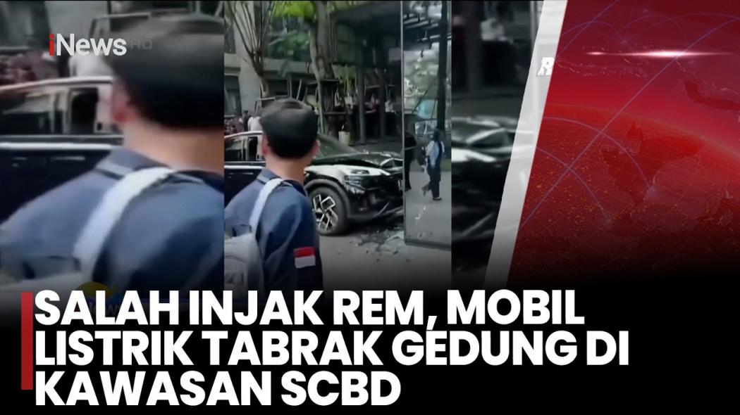 Viral Mobil Listrik Hantam Kaca Gedung di SCBD, Kasus Berakhir Damai