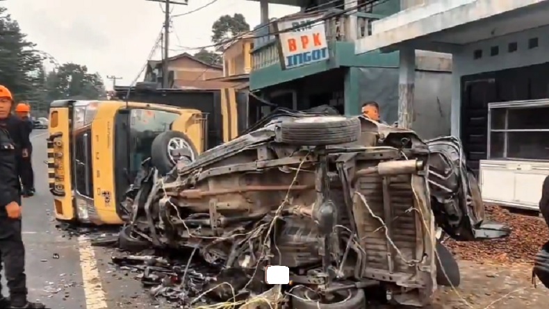 Identitas 4 Korban Tewas Kecelakaan Beruntun di Sibolangit, 3 Warga Sidikalang