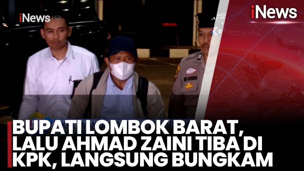 Tiba di Gedung Merah Putih Langsung Bungkam, Bupati Lombok Barat Bawa Tas Hitam Usai Terjaring OTT KPK