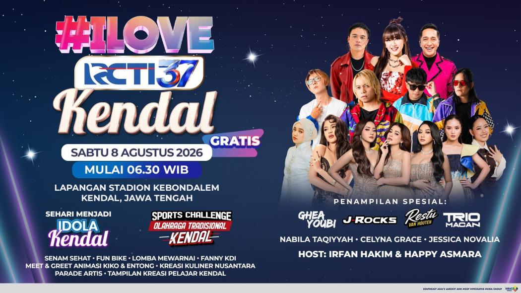 Rayakan Hari Jadi Kendal Bersama RCTI, Hadirkan Deretan Artis dan Beragam Aktivitas Seru