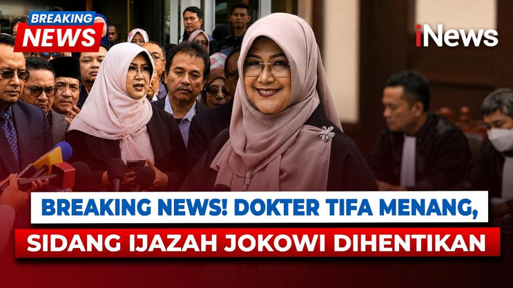 Pengadilan Terima Eksepsi Dokter Tifa di Kasus Tudingan Ijazah Palsu Jokowi, Sidang Tidak Dilanjutkan