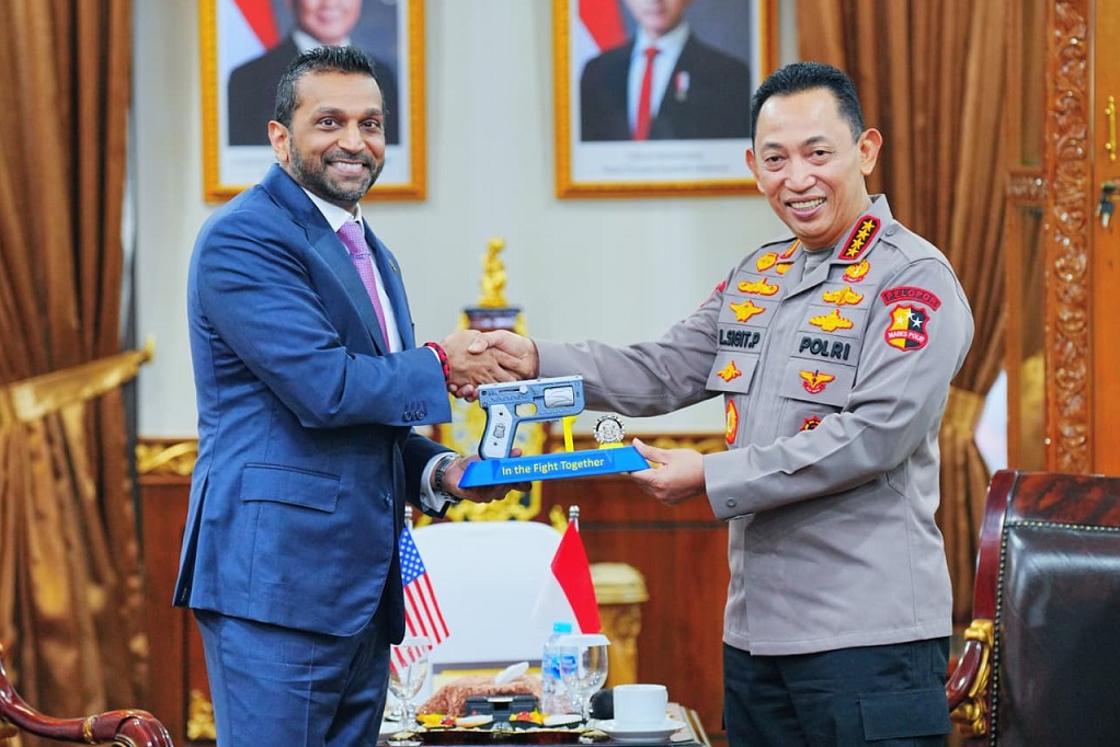 Kapolri Bertemu Direktur FBI, Perkuat Kerja Sama Berantas Kejahatan Transnasional