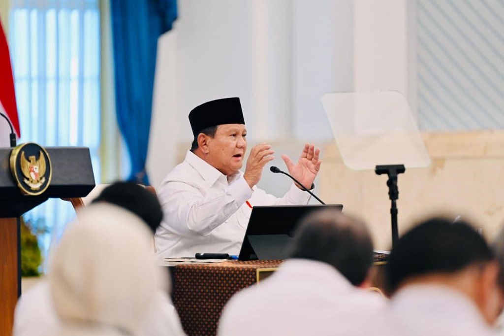 Prabowo Pimpin Ratas 3,5 Jam di Istana, Fokus Bahas Kopdes Merah Putih