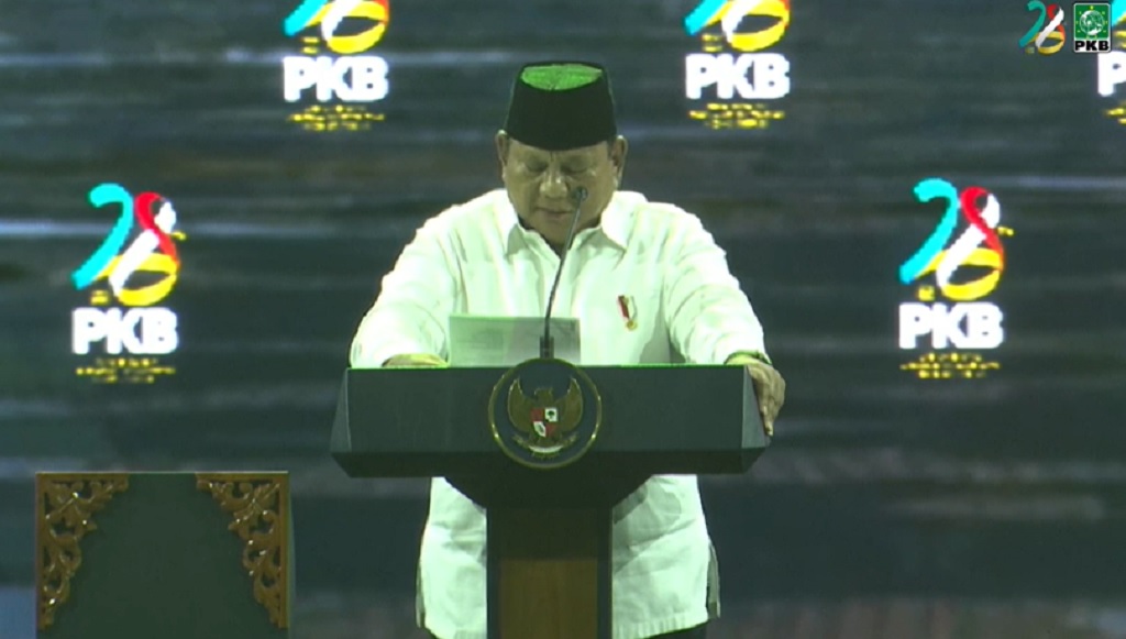 Prabowo Terharu Kader PKB Pakai Kaus Prabowonomics: Tak Pantas Pakai Nama Saya di Situ