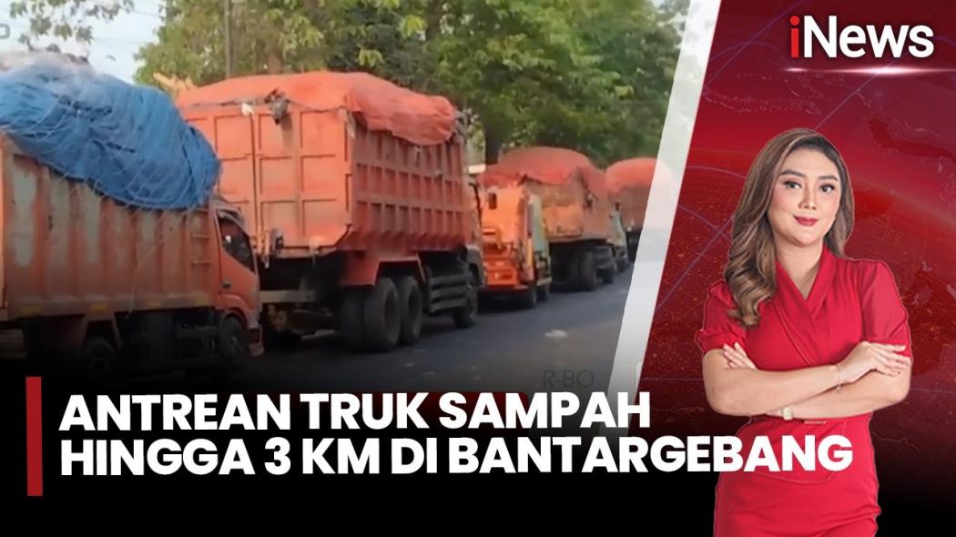 TPST Bantargebang Padat, Antrean Truk Sampah Picu Macet Panjang di Narogong