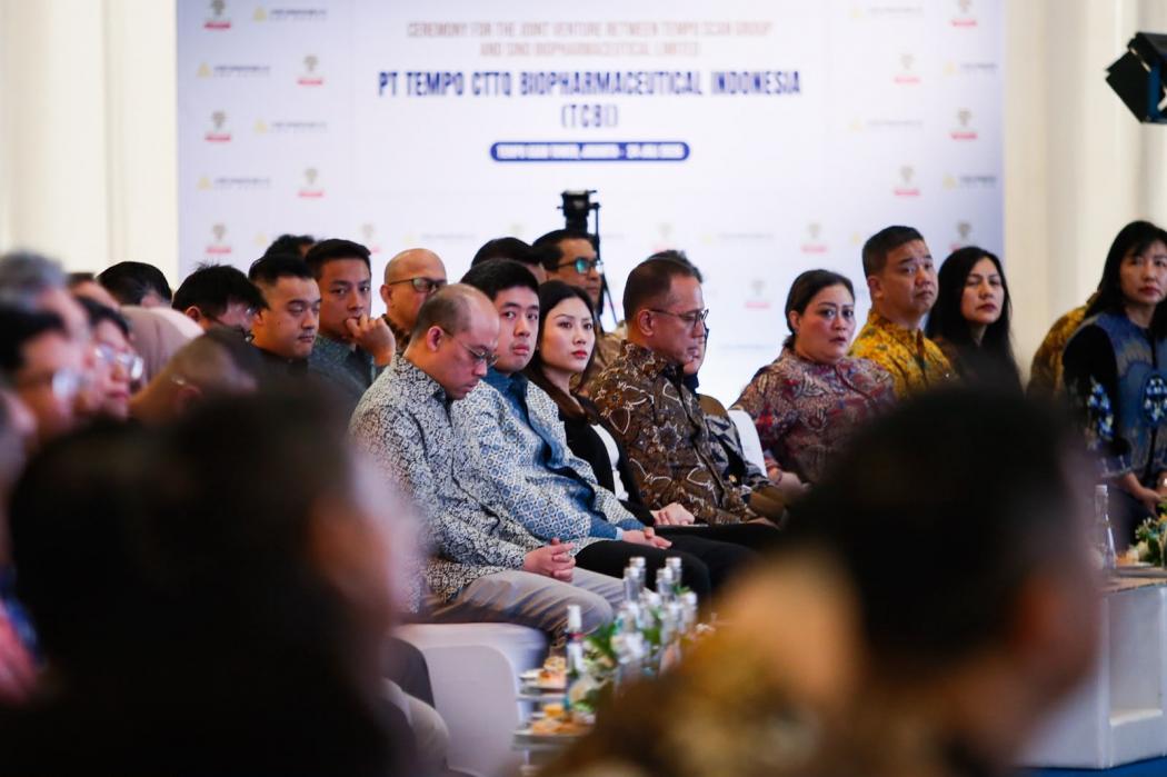 Co-CEO MNC Group Angela Tanoesoedibjo Hadiri Peresmian Joint Venture Tempo Scan dan Raksasa Farmasi China