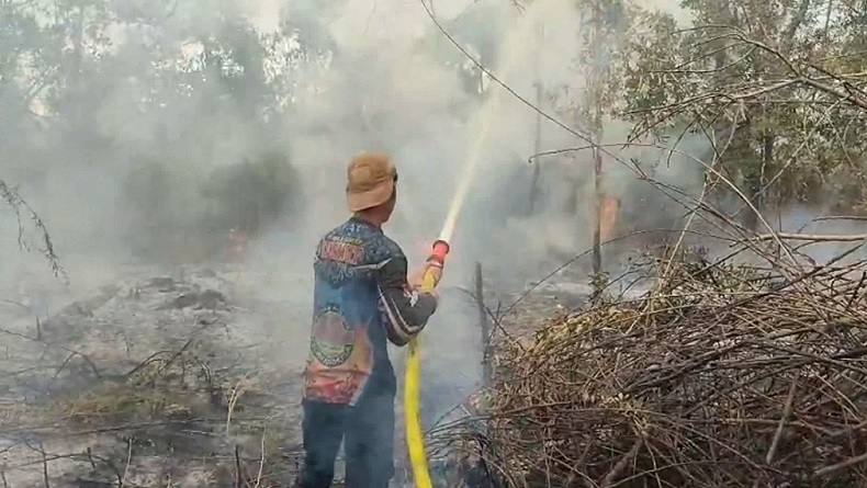 Karhutla Meluas di Palangka Raya, 6 Hektare Lahan Gambut Terbakar