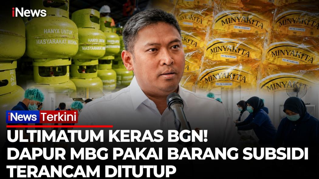 BGN Larang Dapur MBG Pakai Produk Subsidi, Ratusan SPPG Diberhentikan Permanen