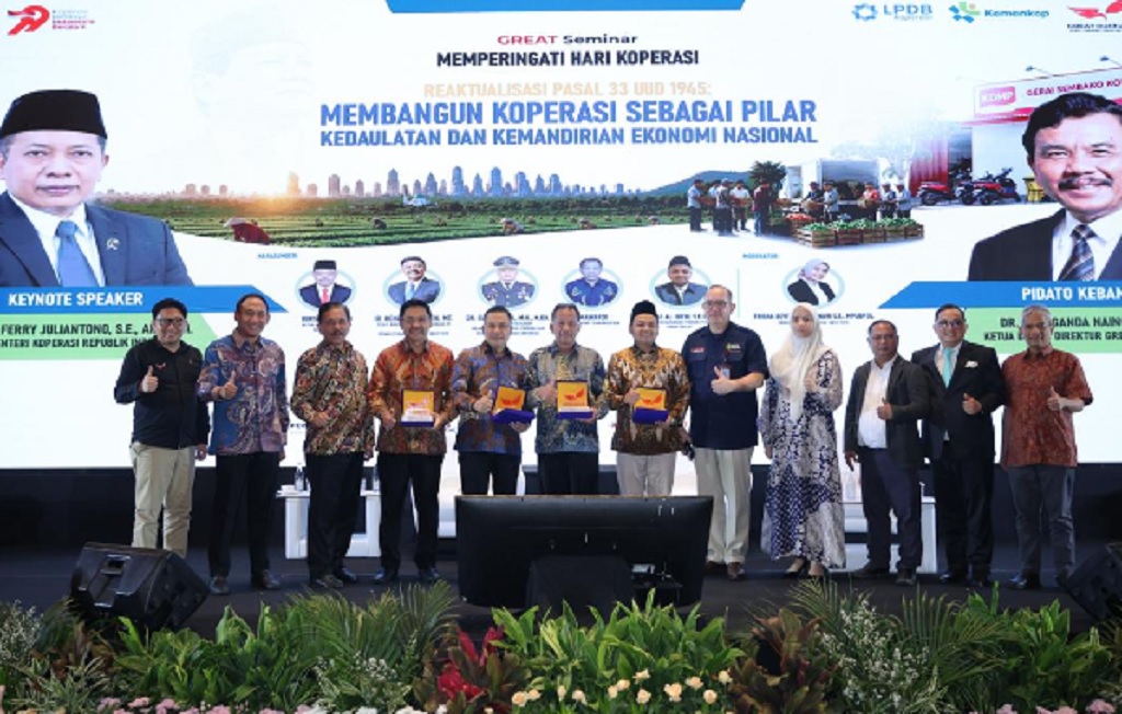 Hari Koperasi, GREAT Institute Dorong Reaktualisasi Pasal 33 UUD 1945 lewat Prabowonomics