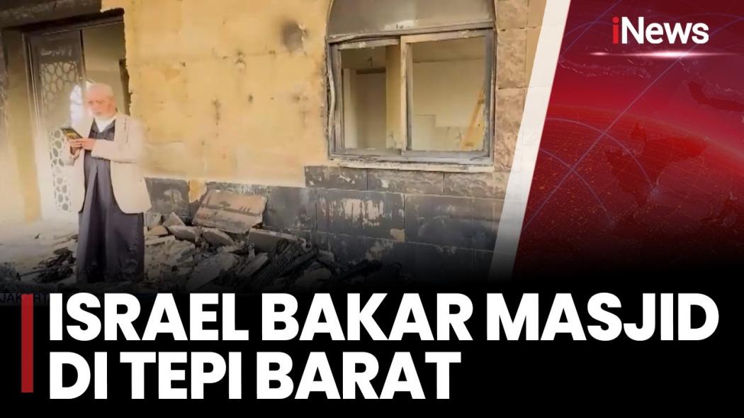 Masjid Al Rahma di Nablus Rusak Diduga Dibakar Pemukim Israel, Warga Palestina Resah