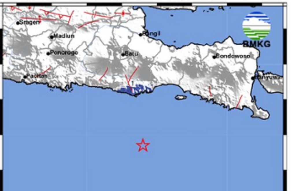 BMKG Ungkap Penyebab Gempa M 4,4 Guncang Malang, Dipicu Aktivitas Sesar Bawah Laut