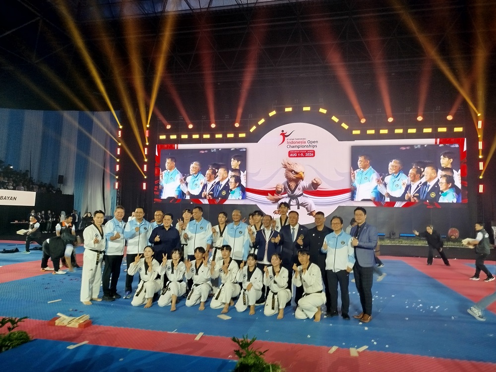 Asian Taekwondo Indonesia Open 2026 Resmi Dibuka, 478 Atlet dari 36 Negara Bertanding