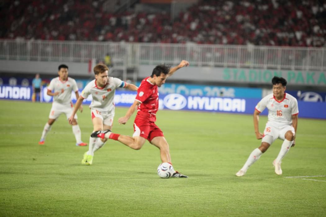 Timnas Indonesia vs Vietnam: Hancur dalam 2 Menit, Garuda Tertinggal 0-2 di Babak Pertama