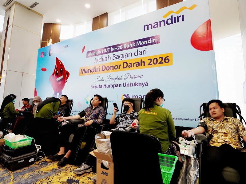 Semangat Kemerdekaan, Mandiri Donor Darah Kembali Hadir Dukung Ketersediaan Darah Nasional