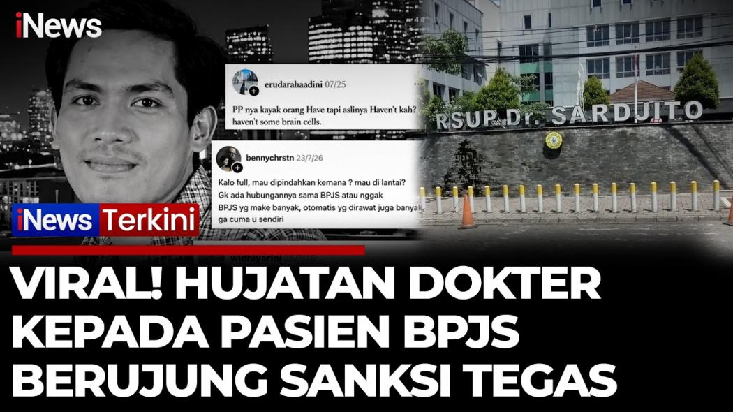 Hujat Pasien BPJS di Medsos, Oknum Dokter PPDS UGM Dinonaktifkan RSUP dr Sardjito