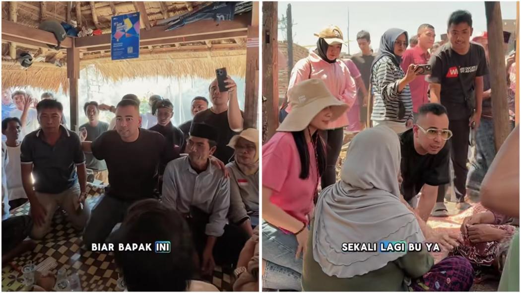 Raffi Ahmad dan The Dudas-1 Donasi Rp1 Miliar untuk Desa Adat Sade yang Terbakar Hebat