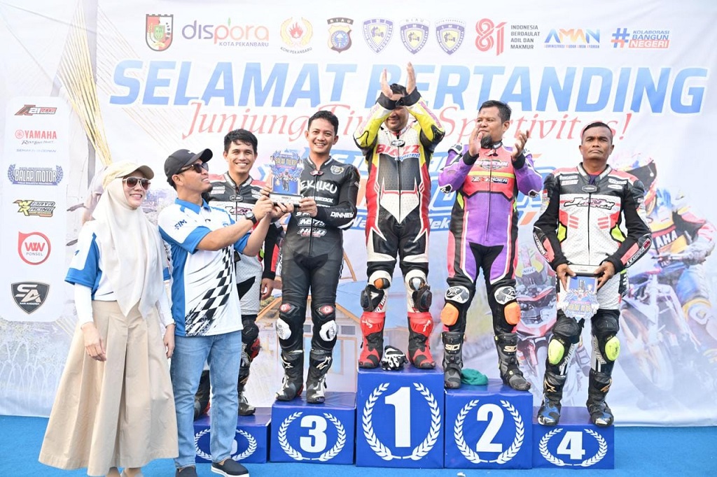 Moto Prix Piala Wali Kota Pekanbaru Sukses Digelar, Galang Rp120 Juta untuk Korban Bencana NTT dan Dongkrak UMKM