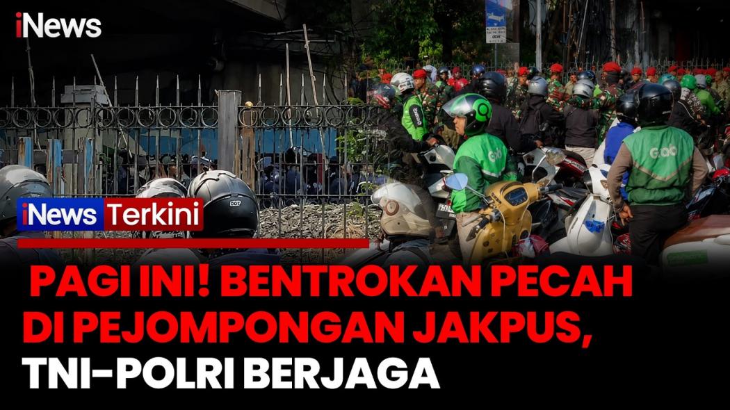 TNI Diterjunkan Redam Bentrokan Massa dan Polisi di Pejompongan