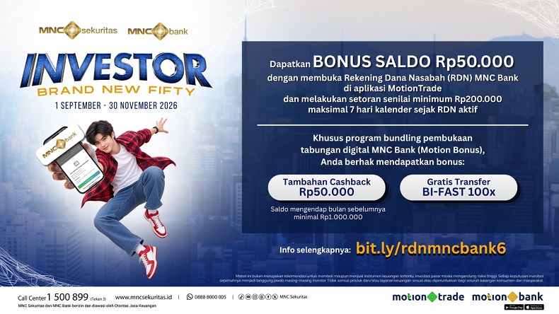 Investasi Lebih Menarik lewat Promo Investor: Brand New Fifty dari MNC Sekuritas dan MNC Bank