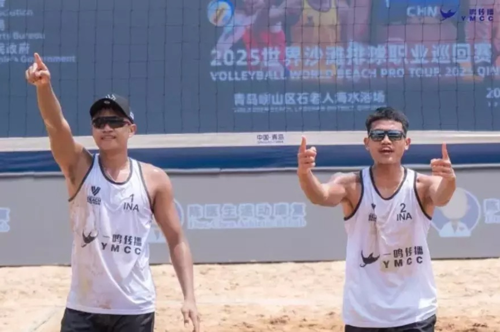 Bintang/Sofyan Buka Jalan ke Olimpiade 2028, Indonesia Menang Telak di AVC Beach Continental 2026