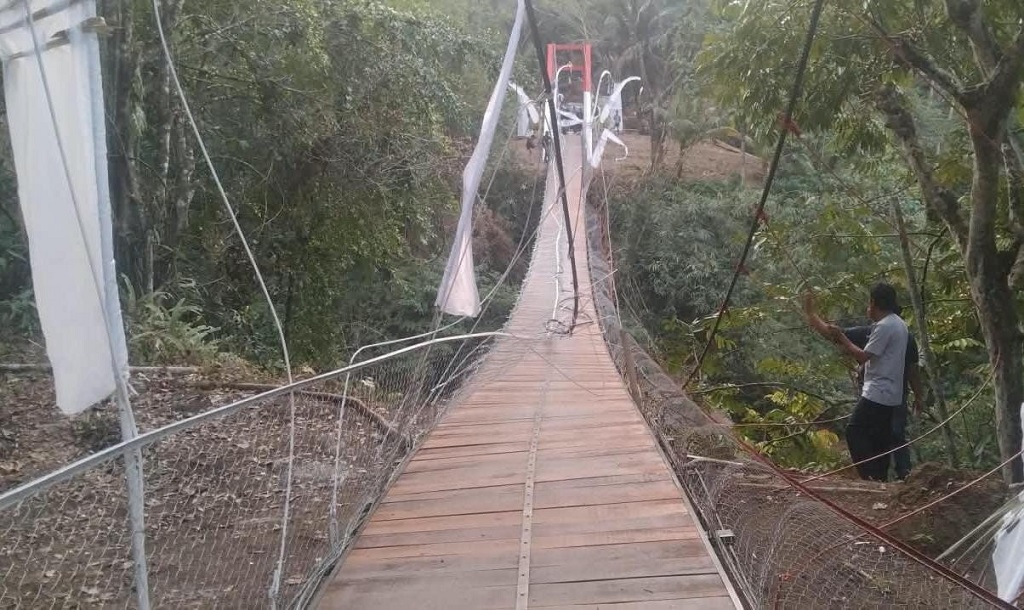 TNI AD Ungkap Penyebab Jembatan Gantung di Pangandaran Ambruk