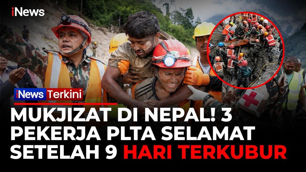 9 Hari Terjebak Reruntuhan Terowongan PLTA Akibat Banjir Bandang, 2 Pekerja di Nepal Ditemukan Selamat